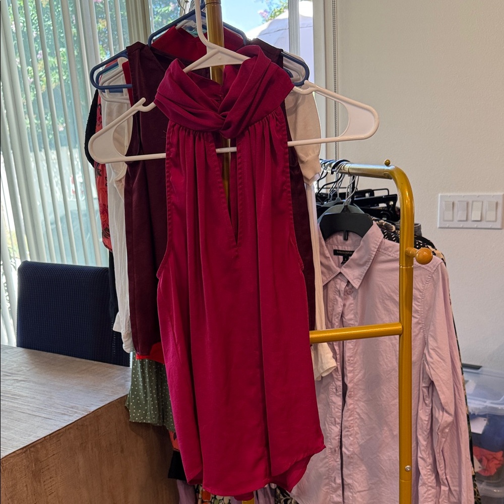 Banana Republic Rich Red Blouse